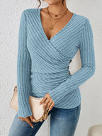 Lucia™ | Elegant Long Sleeve Top