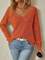 Christina™ | Casual V-Neck Sweater