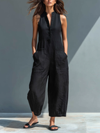 Misha™ | Minimalist Sleeveless Jumpsuit