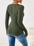 Lucia™ | Elegant Long Sleeve Top