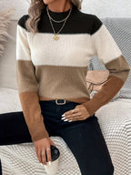 Derla™ | Elegant Color Block Sweater
