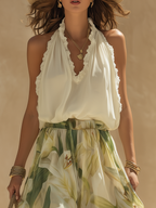 Mary | Elegant Lily Printed Fluid Set