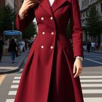 Suzette™ | Double-Breasted Fit-and-Flare Coat